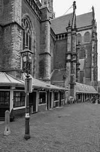 Stores at the Old Green Market in Haarlem