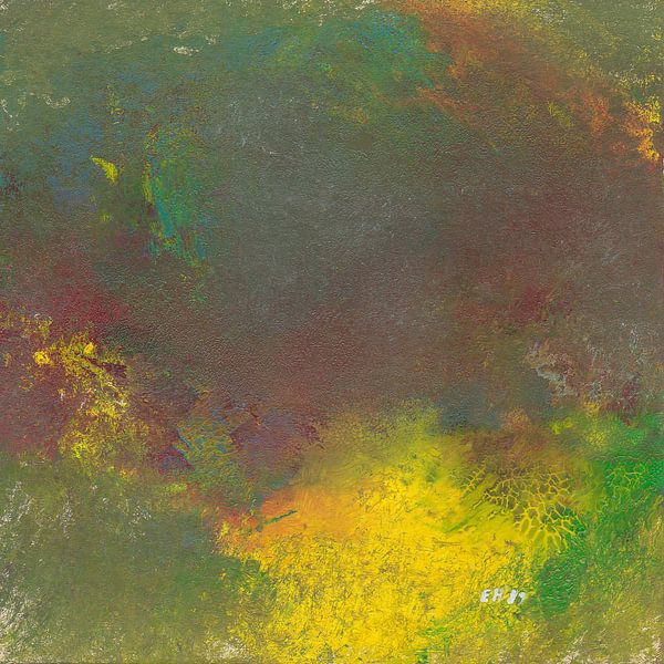 EH PAINTING ART 1989 #0358 Pétales de fleurs par Willem Hartgers
