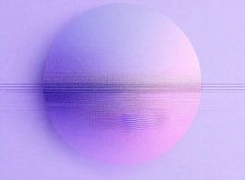 Œuvre d'art abstraite violette sur Collection Moderne