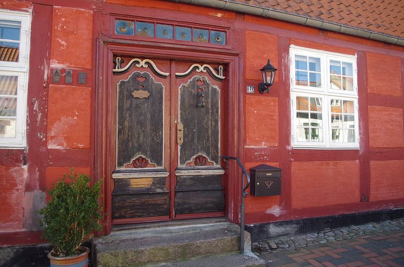 Fredericia gevel rood II van Richard Pruim