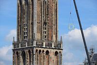 Verwijdering wijzerplaten Domtoren in Utrecht