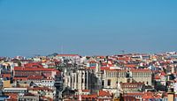 panorama of old  lisbon