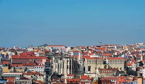 panorama of old lisbon