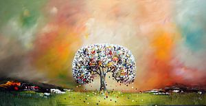 Tree of Life van Gena Theheartofart