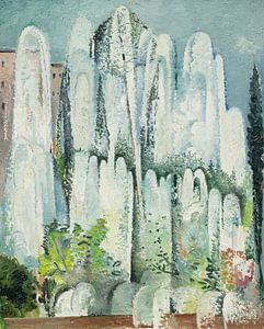 Alice Bailly - Brunnen in einem Garten in Rom
