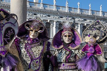 Carnaval sur la place Saint-Marc à Venise sur t.ART