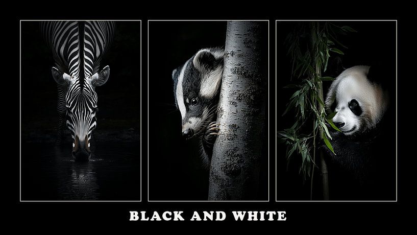 Wildlife - Black and White by Karina Brouwer
