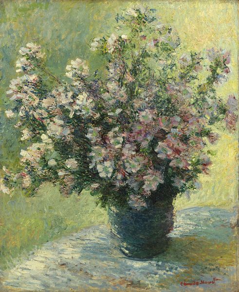 Vase de fleurs, Claude Monet par Des maîtres magistraux