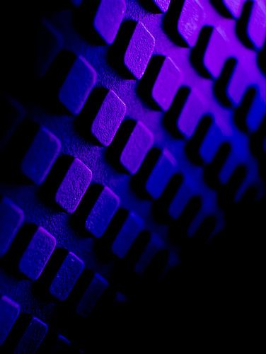 Abstracte Fotografie Paars Blauw