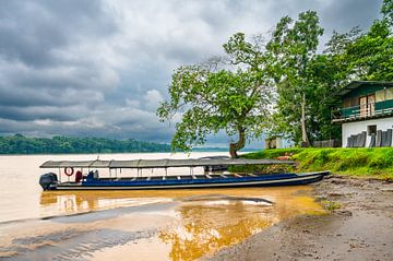 Stilte op de Napo Rivier van Nancy Pauwels Photo