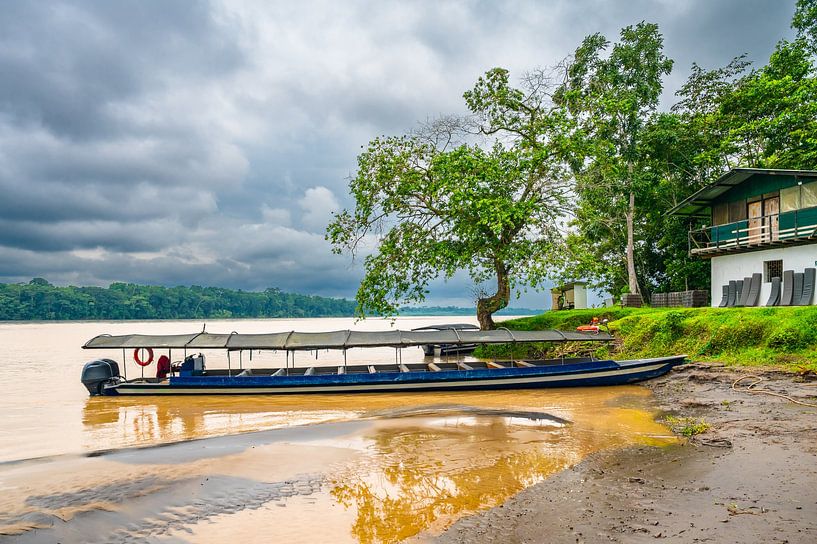 Silence on the Napo River by Nancy Pauwels Photo