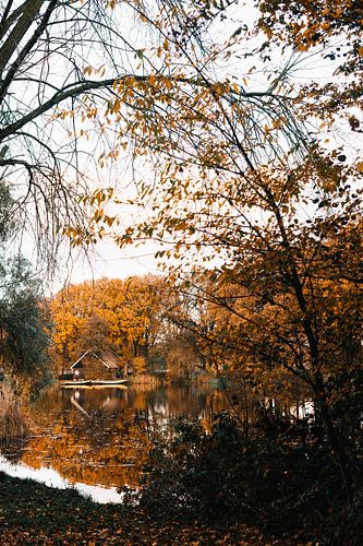 Autumnal view at Naarden Vesting, Netherlands
