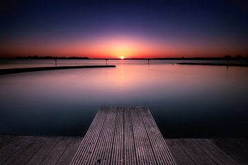 Sonnenaufgang in Zeewolde von Jos Reimering
