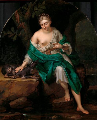 Een vrouw met een hond, Herman van der Mijn