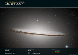 The Sombrero Galaxy by Deep Field
