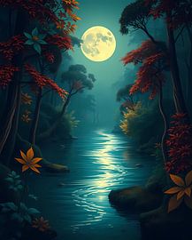 Serene Luminescence by Artistic