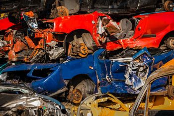 Stapel autowrakken