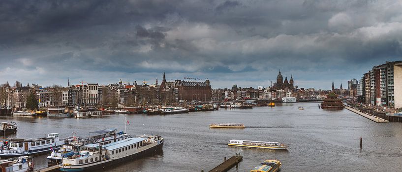 skyline van Amsterdam van Hamperium Photography
