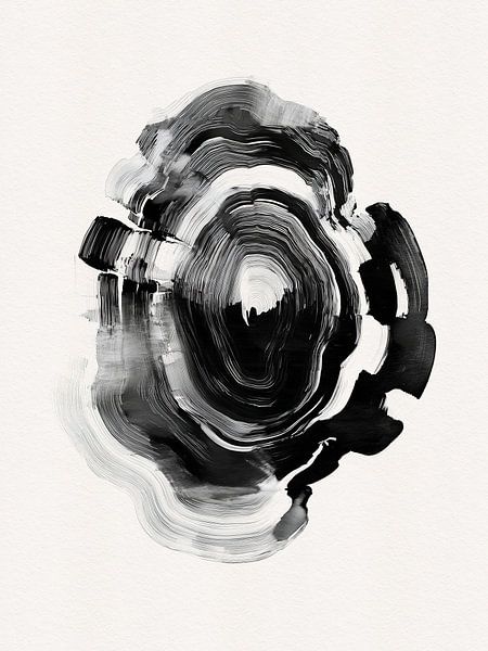 Monochrome Ripple von Cats & Dotz