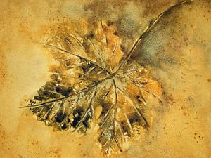 Goldener Herbst - Weinblatt