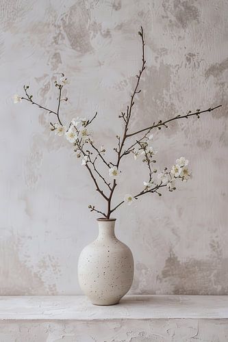 Minimalistische stillevenfotografie Japandi stijl