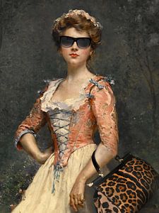 Vintage chic girl