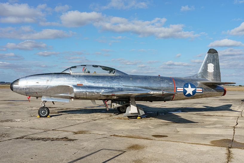 Lockheed T-33 Shooting Star. by Jaap van den Berg