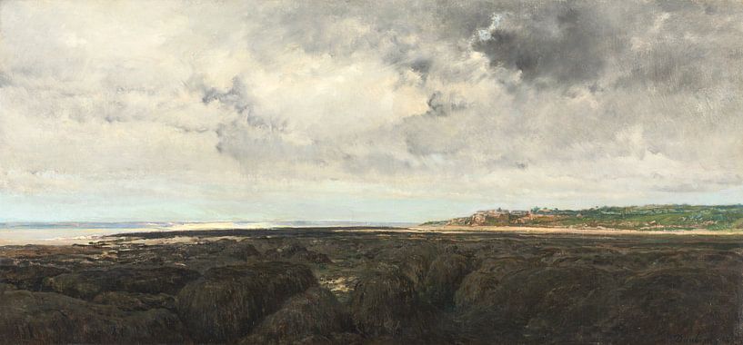 Villerville von Le Ratier aus gesehen, Charles François Daubigny von Meisterhafte Meister