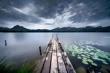 Atmospheric light at Lake Hopfensee in the Allgäu by Voss Fine Art Fotografie