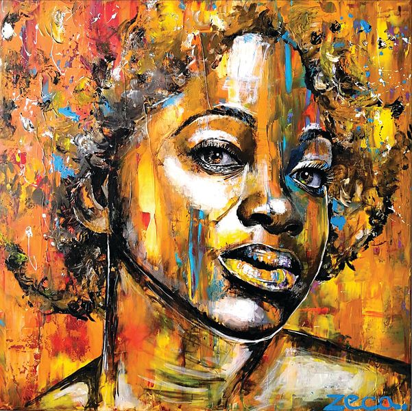 Lady in Yellow (2019) by Zeca