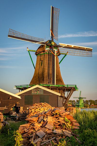 Een houtzaagmolen op de Zaanse Schans van Remco-Daniël Gielen Photography