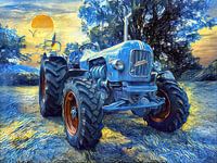Tractor Eicher Mammut All Wheel Drive Style van van Gogh