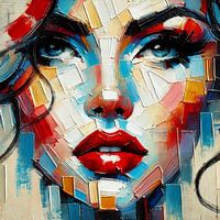 Abstract Lady Face
