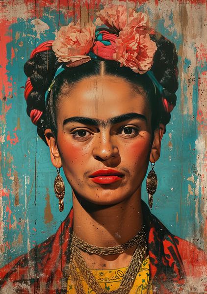 Frida poster art print by Niklas Maximilian