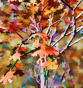 Herbstlicher Baum 2 von Angel Estevez