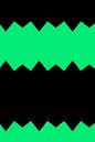 Modern minimalist digital artwork in green and black by Ans Houben thumbnail