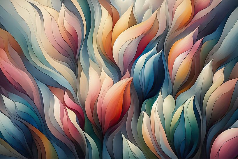 Tulip panorama by Kay Weber