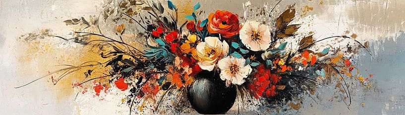 Bouquet dans un vase par La collection ARTEO
