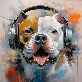 Amerikaanse-buldog van Marjolein Deelen