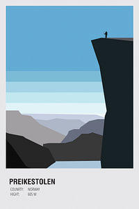 Norwegen - Preikestolen