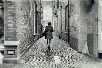 Retro Langbeinige Frau Dordrecht