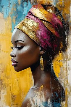Stralende Schoonheid of Afrika van But First Framing