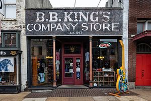 Magasin de la société BB King à Memphis Tennessee