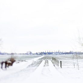Winter wonderland | Linschoten | Pastel by Gabry Zijlstra
