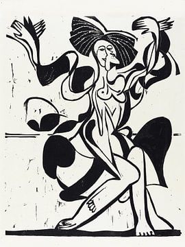 Ernst Ludwig Kirchner - Mary Wigman dansant