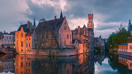 Rozenhoedkaai in Brugge, België