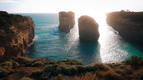 Loch Ard Gorge bij zonsondergang