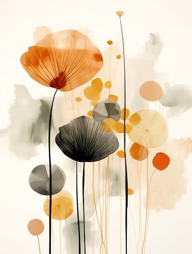 Blumen Modern Abstrakt
