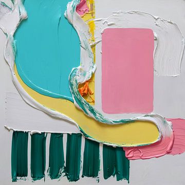 Bold Abstract Color Streaks 04