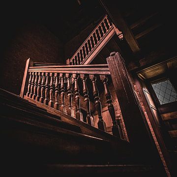 Treppe des Schlosses Wolfenstein von SchippersFotografie